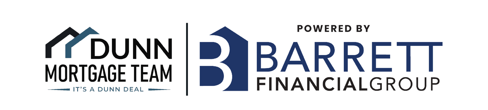 Patrick Dunn co-branded logo with Barrett Financial